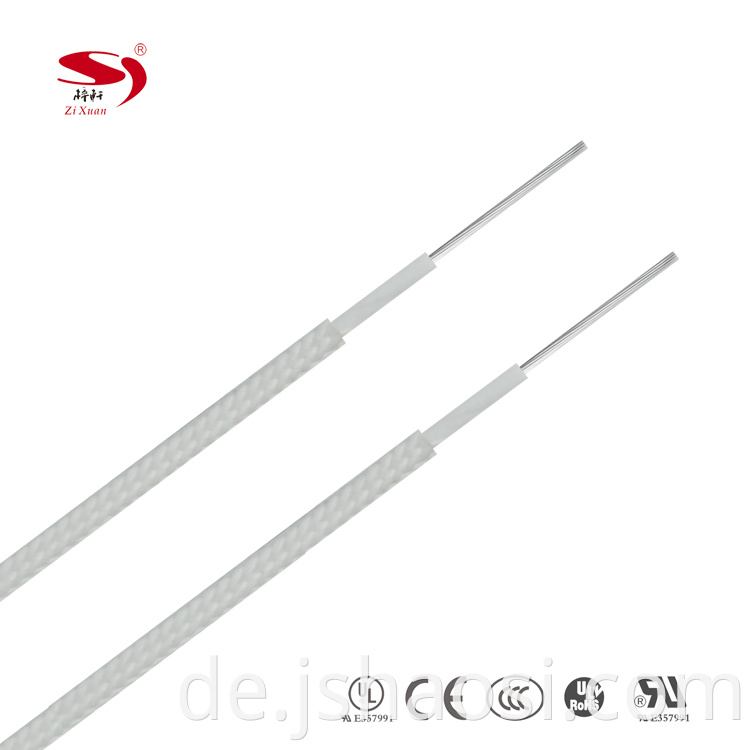 Mica wrap fire resistant wire NH-500 1.5mm² WHITE